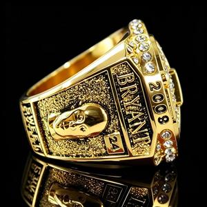 Bague commémorative des Lakers champions 2009-2010, bague Kobe en alliage, bague simple et tendance, commémoration pour les fans - Product Image 1