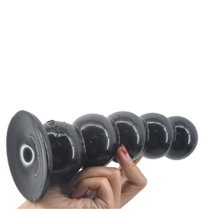 FAAK 5 Beads Anal Plug with Suction Cup Dildo Sex <b>Toys</b> <b>for</b> Women <b>Men</b> Butt Plug Sex <b>Toys</b> Flexible - Product Image 3