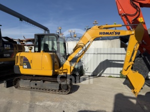 Mini-excavatrice d'occasion Komastu PC56, excavatrice de petite taille d'occasion Komatsu PC35 PC55 PC56 PC60 PC78, plus grand fournisseur à Shanghai - Product Image 3