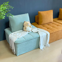 Canapé modulaire sectionnel Langka Piedmont Designer à compression, rembourré en éponge, capitonné, moderne, écologique, pour appartement