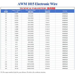 20awg 22awg 24awg 26awg AWM estilo 1015 1007 Cable de gancho Flexible de un solo núcleo 12 Awg Cable sólido trenzado de PVC Cable electrónico - Product Image 3