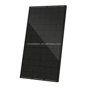 Araba üzerinde 300W tüm siyah cam güneş panelleri 60 hücre Mono 320W 330W PV paneli güneş modülleri çatı