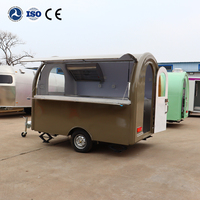 Camion de restauration rapide, remorque alimentaire, bar mobile, chariot à glaces, remorque à café, très tendance aux États-Unis et en Europe, avec COC CE