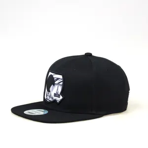 Long Flat Brim Snapback Sport Cap For Hip Pop Custom Your Own Embroidery Patch Logo With Inner Letter Silk Print Logo