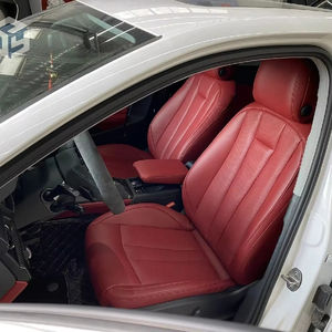 Fundas de Asiento de Coche de Cuero de Lujo, Estilo Deportivo Clásico, Hechas a Medida, Juego Completo para <span class=keywords><strong>Audi</strong></span> A4 2009-2016 - Product Image 1