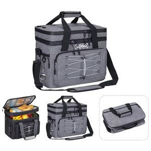 Nevera portátil de playa de 24/30/60/75 latas, nevera grande a prueba de fugas para camping, nevera portátil para compras y camping - Product Image 2