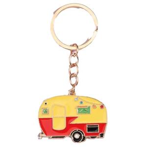 Llavero de caravana de Metal encantador a la moda, llavero de caravana de goma duradera, diseño de aceite para parejas, bolsa, accesorio colgante - Product Image 5