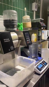 Phục vụ cơ sở 220V bốn xô băng tuyết Flex Máy làm sản lượng lớn Bingsu tuyết Ice Maker Máy - Product Image 4