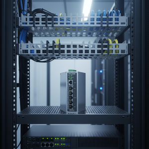 TP-LINK TL-R483G Industrial Grade 5-Port Gigabit <strong>Wired</strong> RJ45 Industrial <strong>Router</strong> for Enterprise Use - Product Image 1