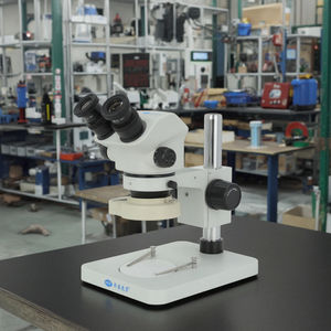 EOC顕微鏡7x-50xズームメタルビッグベース100mm長作動距離高精細電話修理ステレオ双眼顕微鏡 - Product Image 1