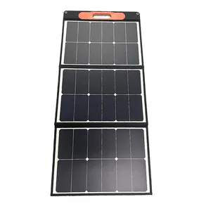 可折叠柔性太阳能电池板折叠便携式Panneau Polaire 120W太阳能便携式发电机面板
