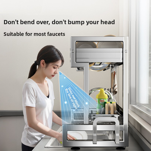 Portasciugamani Pieghevole a Tre Livelli in Acciaio Inox da Parete, Impermeabile, <span class=keywords><strong>per</strong></span> <span class=keywords><strong>Bagno</strong></span> - Product Image 5