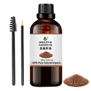 Olio essenziale di semi di lino puro fornitore alla rinfusa grezza 1kg di cosmetici di grado biologico spremuto a freddo olio Base per la crescita dei capelli - Product Image 1