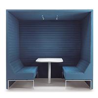 Diviseur de mobilier de bureau nordique moderne cloison modulaire canapé d'intimité canapé de réception en tissu Pod