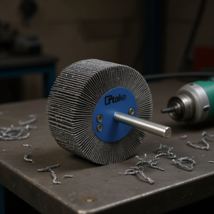 Disco Abrasivo de Tela Ttake, 40x30 mm, Eje de 6 mm, Grano 80, para Pulir Metal - Product Image 3