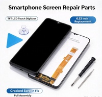 Écran de remplacement LCD tactile REVVL 4 Plus 5062, assemblage numériseur 6,52 pouces, panneau TFT pour fournisseurs de pièces de réparation de téléphones