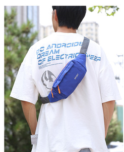 Waterproof Oxford Sports Waist Pack Customized Women <b>Men</b> Gym Fitness Travel <b>Pouch</b> Mobile Phone Holder Belt Chest Bag - Product Image 6