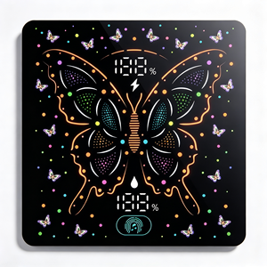 Pegatina de película tubular con diafragma colorido para pantalla LCD de vaporizador, personalizada por el fabricante, impresa con pegamento, venta al por mayor - Product Image 3