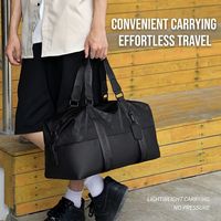 Nouveau Sac de Voyage Imperméable Grande Capacité pour Week-end, Sacoche pour Ordinateur Portable, Sacoche de Sport, Sac Fourre-tout, Sacs Bandoulière avec Compartiment Sec/Humide en Polyester pour Hommes
