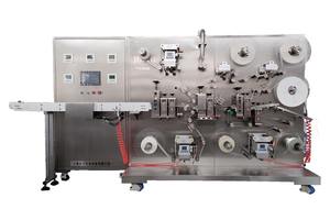 La fasciatura adesiva medica usa e getta automatica ad alta velocità comprime il motore chimico della macchina di produzione del sacchetto di carta - Product Image 3