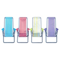 Miniature pour maison de poupée, ensemble de chaise pliante de plage en bord de mer avec petit tissu, jouet DIY BJD