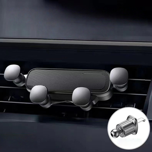 Mini soporte giratorio de 360 grados para salpicadero, soporte Universal para ventilación de aire de coche, soporte para teléfono para todos los teléfonos inteligentes, cuna de coche de agarre fuerte - Product Image 4