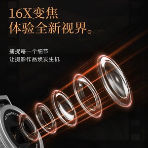 กล้องมิเรอร์เลสเลนส์คู่ 5K พร้อมกล้องหน้า-หลัง ความละเอียด 8000x6000 เซ็นเซอร์ CMOS สำหรับใช้ในบ้าน พร้อมชุดซูม - Product Image 2