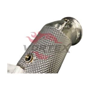 ท่อไอเสีย Vortex Racing Performance Exhaust Downpipe สำหรับ MK5 Supra A90 A91 B58 ผลิตจากสแตนเลส 304 หนา 1.5 มม. แบบมีฉนวนกันความร้อน ผิวกระจก - Product Image 3