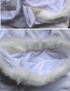 Cape d'Halloween transfrontalière blanche en polaire épaisse, châle chaud, costume de performance Hanfu pour adulte, longue cape en fourrure Echo pour homme - Product Image 5