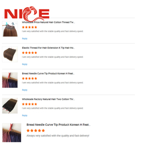ผมต่อ100% บริสุทธิ์ของมนุษย์ทำจากฝ้ายปลายแหลมสำหรับดัดทุกสี - Product Image 5