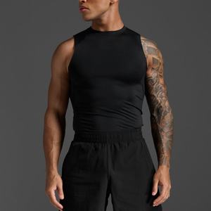 Débardeur de compression personnalisé pour l'entraînement, le fitness et la musculation, coupe courte, design amusant, idéal pour la gym - Product Image 3
