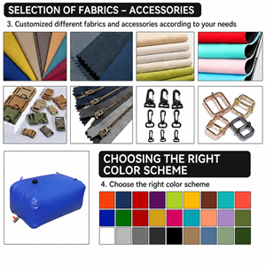 LUPU Inflatable <b>Water</b> Bladder PVC Tarpaulin <b>Water</b> Storage Pillow <b>Tank</b> Waterproof Rainwater Collection for Outdoor - Product Image 6