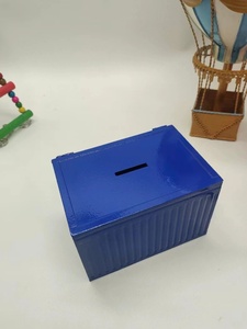 Modèle de conteneur de fret maritime, tirelire, jouet, réservoir de stockage d'argent en métal créatif européen et américain, vente en gros - Product Image 5