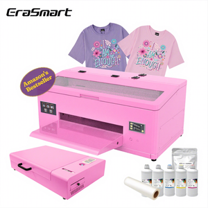 Erasmart USA A3 33cm DTF Drucker in Pink für T-Shirts Textilien Imprimante Impresora DTF Kleidung Aufkleber DTF Druckmaschine - Product Image 1