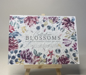 Papel <span class=keywords><strong>de</strong></span> semilla hecho a mano, hojas plantables sostenibles sin árboles <span class=keywords><strong>de</strong></span> flores silvestres para arte, bodas, cumpleaños, despedidas <span class=keywords><strong>de</strong></span> soltera, <span class=keywords><strong>tarjeta</strong></span> <span class=keywords><strong>de</strong></span> semillas - Product Image 4