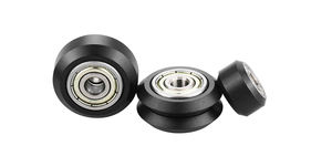 Ruota <span class=keywords><strong>in</strong></span> <span class=keywords><strong>plastica</strong></span> CNC POM con 625zz / MR105zz cuscinetto ruota tonda Perlin tipo V per v-slot per stampante 3d - Product Image 3