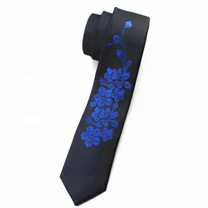 स्लिम 6cm टाई नवीनता कस्टम डिजाइन पुरुषों के पुष्प टाई नीले रंग लाल ग्रे न्यूरॉन्स Cravates 100% फैक्टरी हस्तनिर्मित रेशम नेकटाई