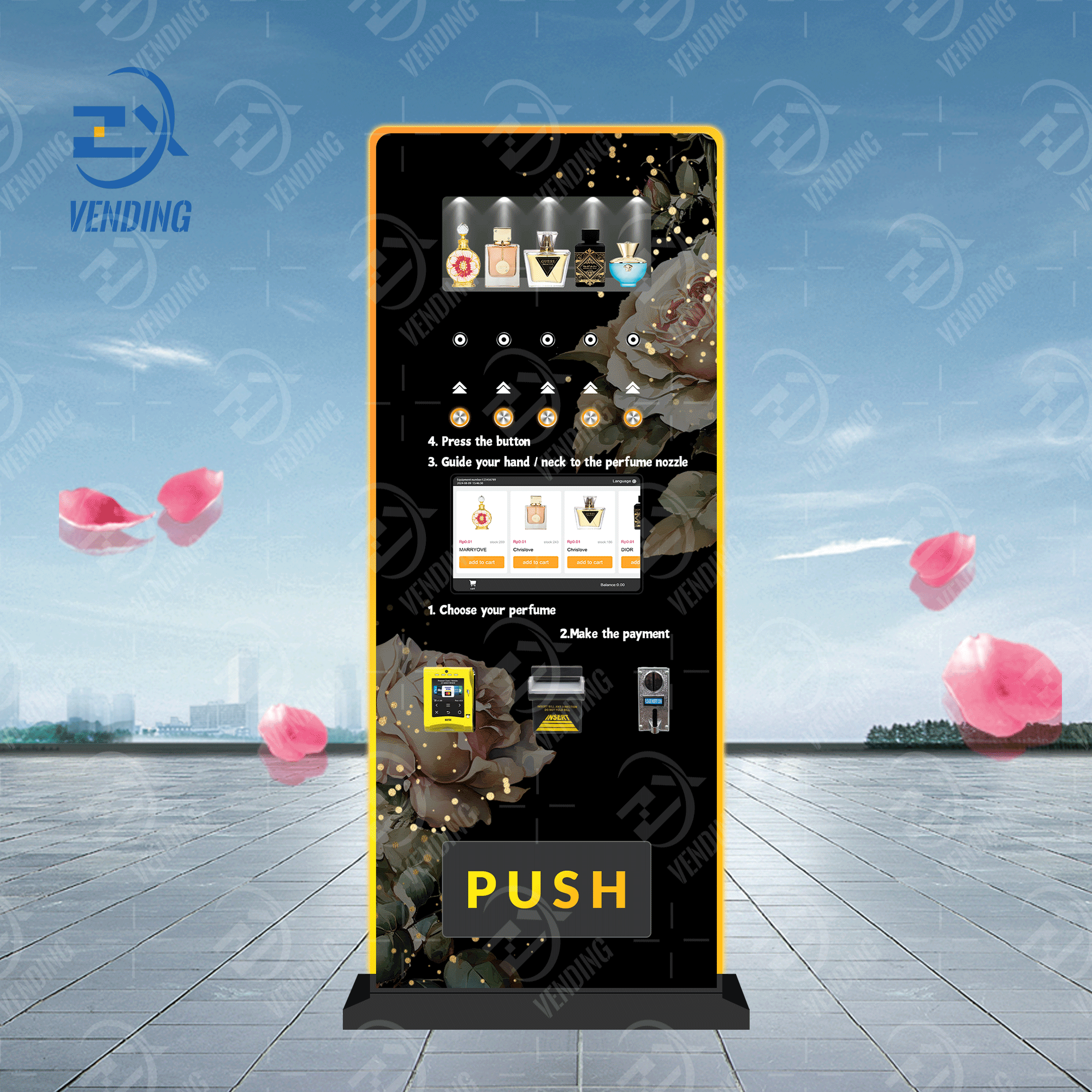 【びえんかぷせる】READYMADE PRODUCTSWEEKENDER ZX Perfume Vending Machine - Smart, Customizable & Versatile