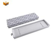 Boîte cadeau en carton rigide coulissante pour bracelets et colliers, emballage personnalisé pour bijoux, vente en gros