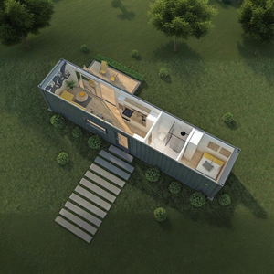 Case Prefabbricate Moderne Pronte per la Vendita in Container Marittimi Modificati da 20 e 40 Piedi per Hotel, Appartamenti e Ville - Product Image 1