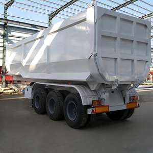 Semirremolque Volquete Trasero en Forma de U de Acero de 3 Ejes y 30-80 Toneladas en Venta - Product Image 5