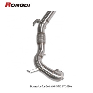 ท่อไอเสียสเตนเลส304ประสิทธิภาพสูงสำหรับ Volkswagen Golf GTI MK8 2.0T 2020 + - Product Image 3