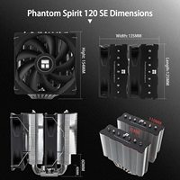 Thermalright PS 120SE Dual Tower Fin Surface CPU Fan Cooling for Gaming Computer Cooling CPU Coolers
