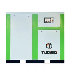 132 Kw 175 Hp grande potenza Oil Free stazionario lubrificazione ad acqua a vite compressore d'aria per ospedale