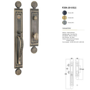 Cerradura Inteligente para Puerta de Casa u Hotel con Huella Dactilar y Contraseña de Doble Cara, Cerraduras Inteligentes con Llave Tuya de Cobre - Product Image 1