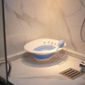 <span class=keywords><strong>LOWO</strong></span> Asiento de Baño de Vapor Yoni para Cuidado Femenino, Vaporizador Herbal de Cuenco, Diseño de Suelo para Cuidado Postparto y Baño de Perineo - Product Image 4