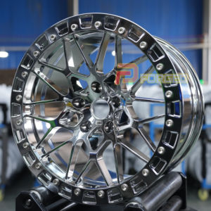 Roue forgée personnalisée Beadlock chromée <span class=keywords><strong>18</strong></span> 19 20 pouces 5x112 5x120 Jantes de voiture de course pour BMW G8F80 G20 G21 M2 M3 M4 G82 F30 - Product Image 5