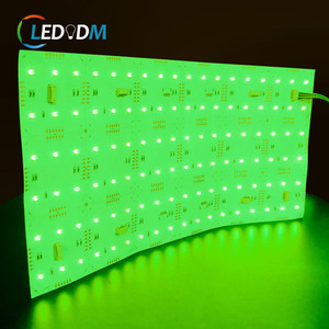 LEDODM 500x233mm LxW hoja de papel luz 24V 30W RGB + CCT 5-IN-1 1mm Panel Led fino retroiluminación piedra mármol encimera - Product Image 2