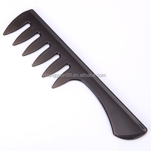 定制Logo男士造型梳子复古理发剪发梳塑料防静电宽齿油头梳子 - Product Image 2