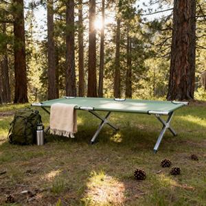 Hot bán tùy chỉnh hiện đại ngoài trời Trọng lượng nhẹ gấp di động đi bộ đường dài Dã Ngoại Du lịch cáng ngủ cắm trại bãi cỏ giường cot - Product Image 6